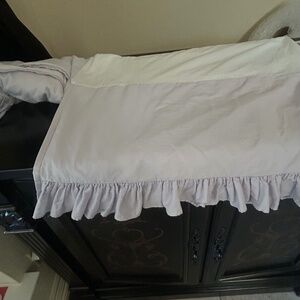 Pottery Barn Lavender Bed Skirt. Full/Queen